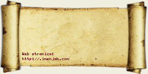 Anđa Aksentijević vizit kartica